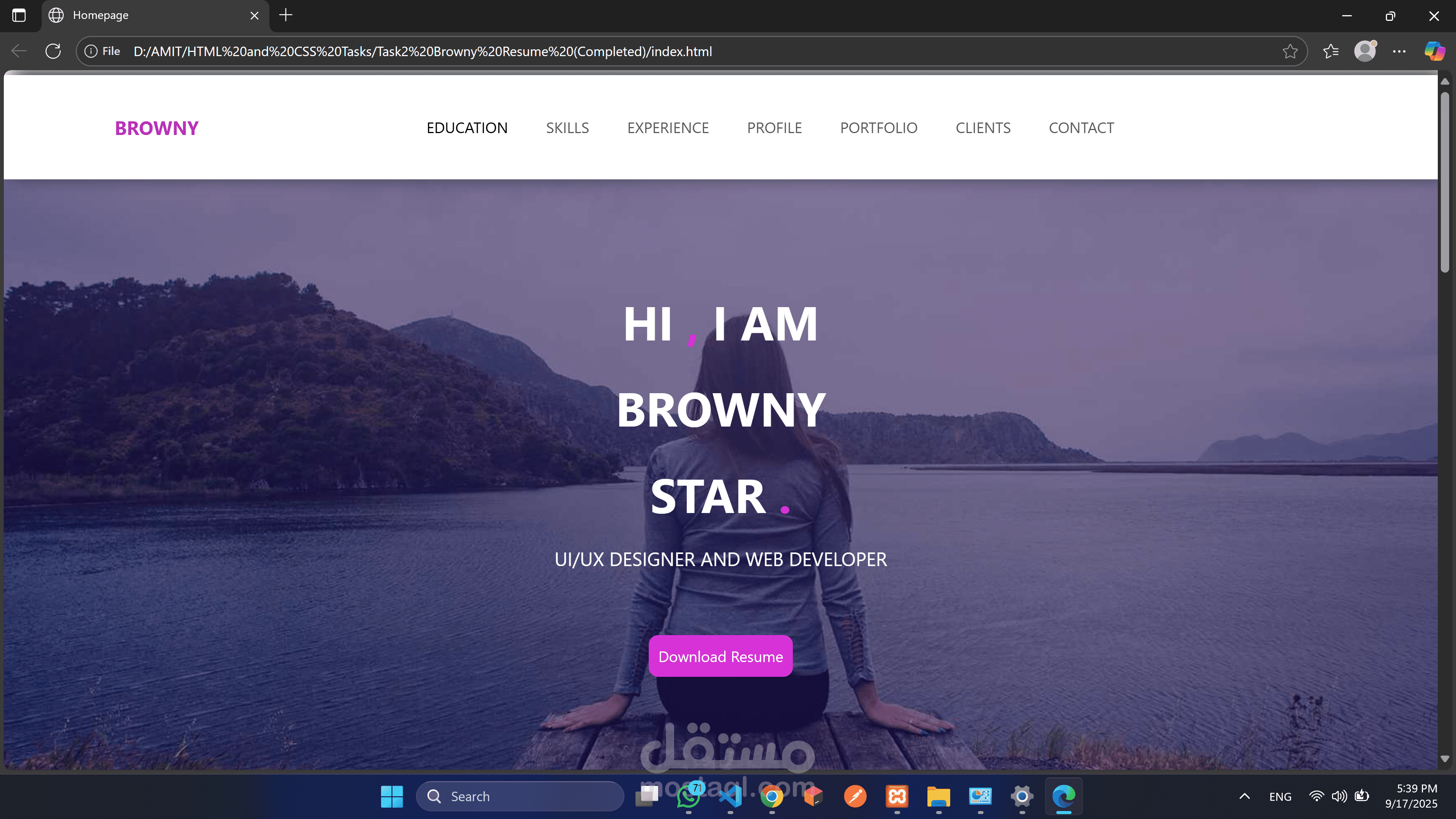 Browny Resume