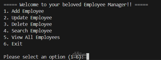 Employee Management System