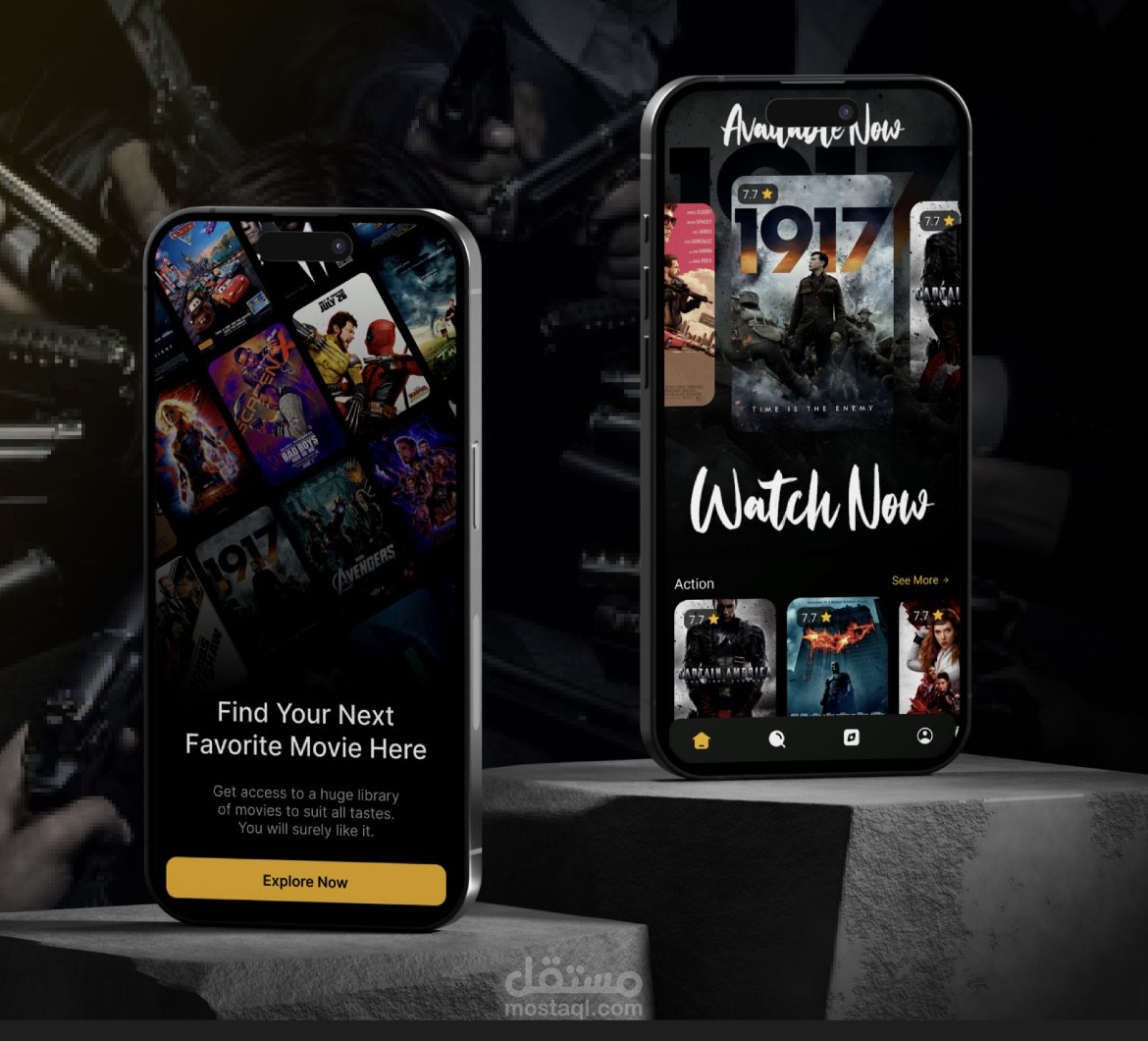 تطوير تطبيق أفلام بواجهة Flutter مع تكامل API