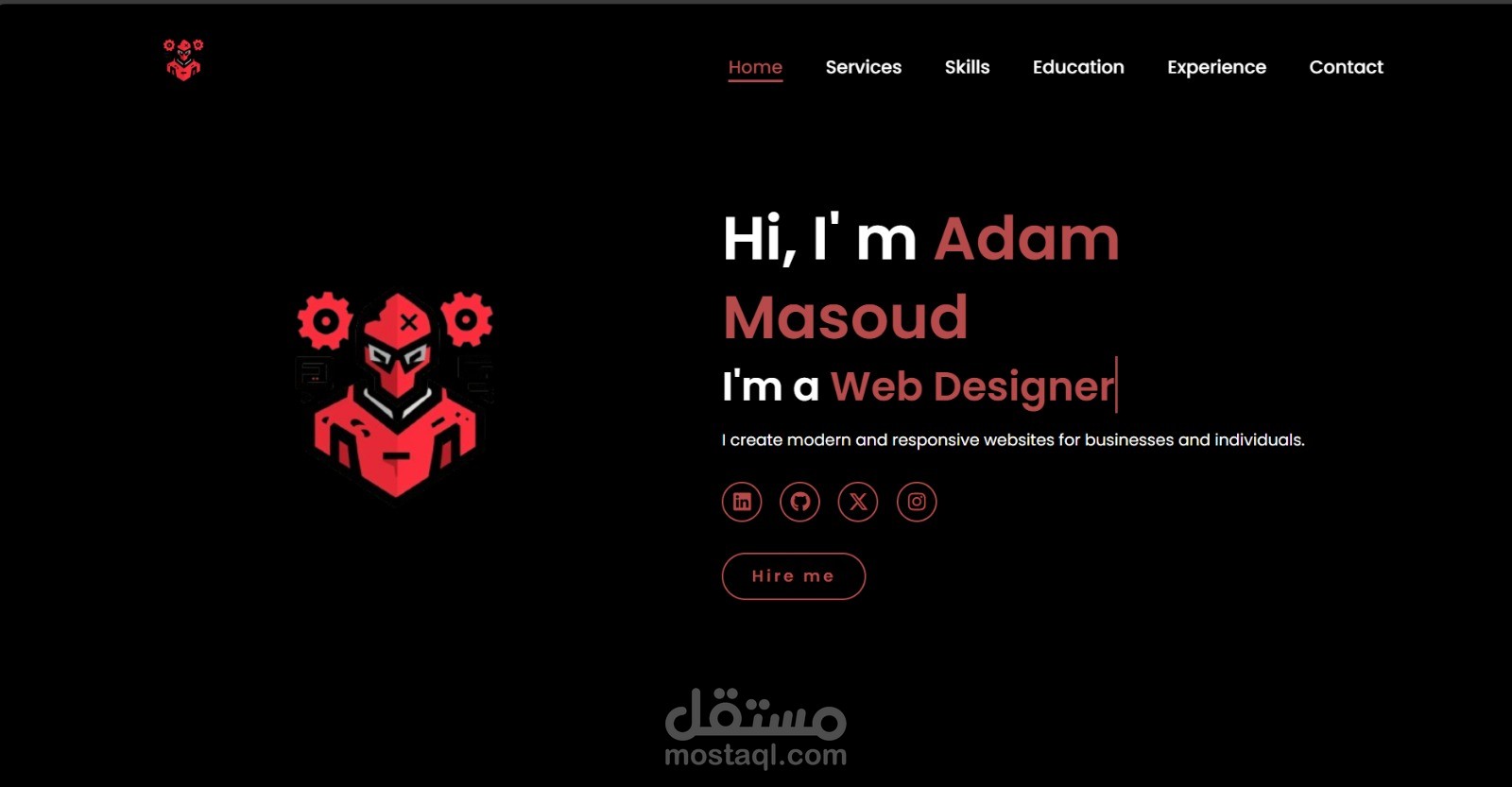 Adam Masoud – Portfolio Website