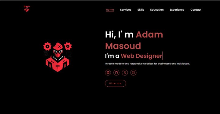 Adam Masoud – Portfolio Website