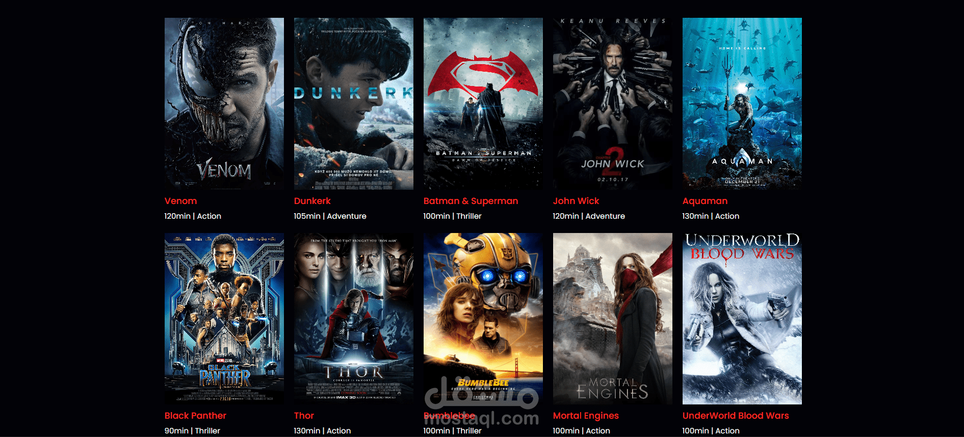 Movies Website