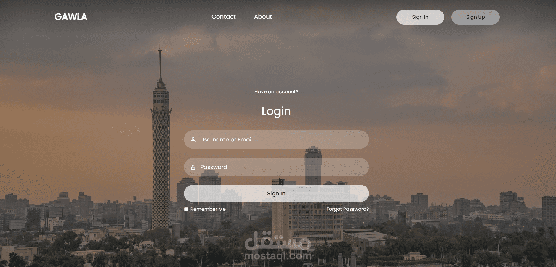 login