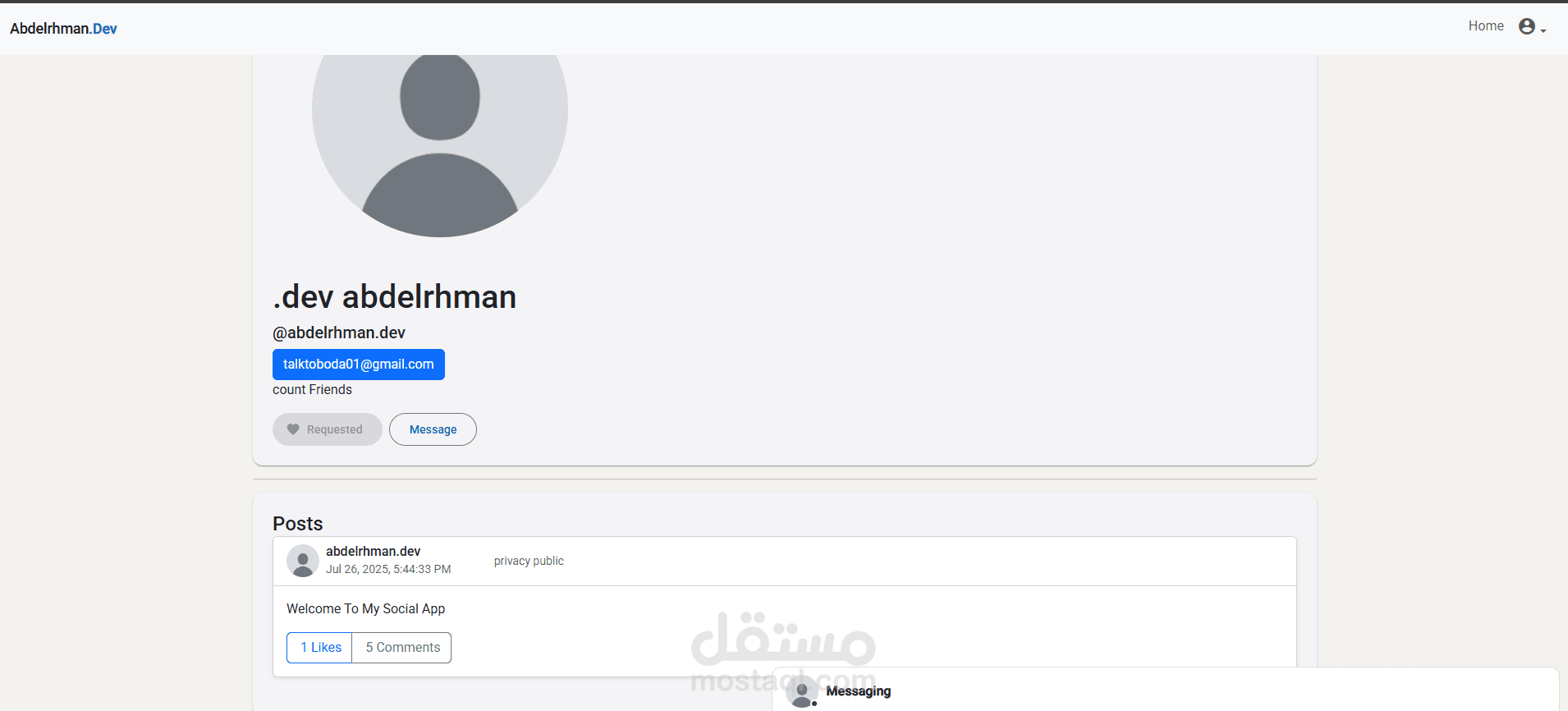 Full Social Media App