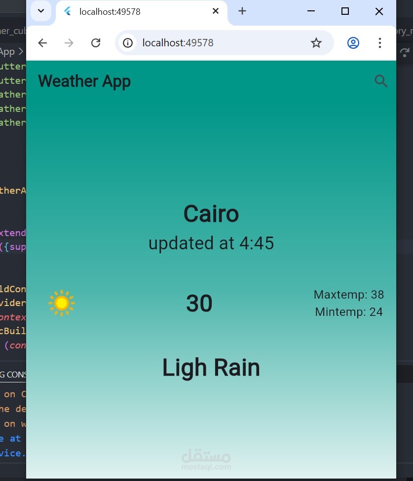 weather app