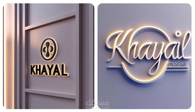 تصميم لوجو أنيق لبراند "Khayal"