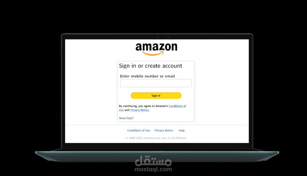 Amazon website design