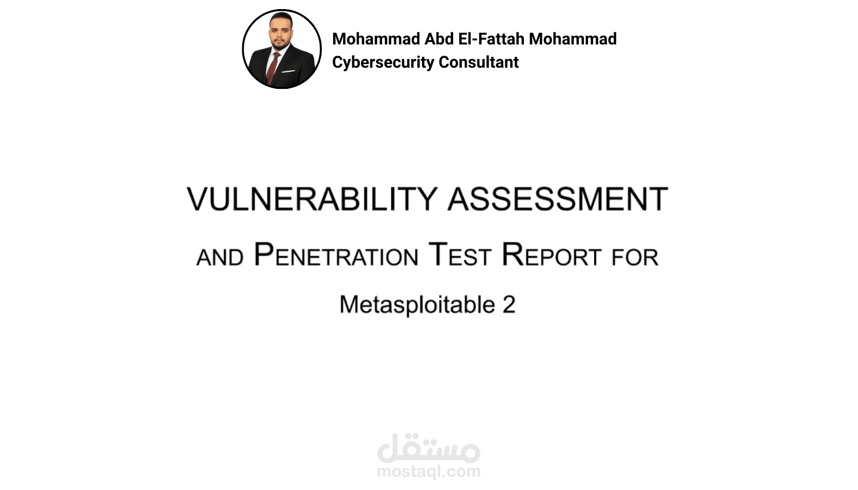 اختبار اختراق شامل و احترافى لتأمين موقعك