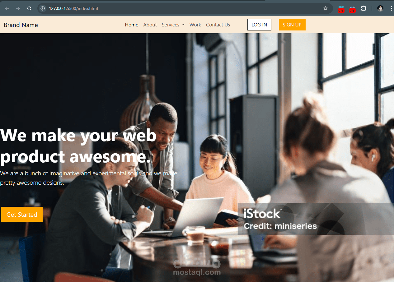 Front-End task from DEPI