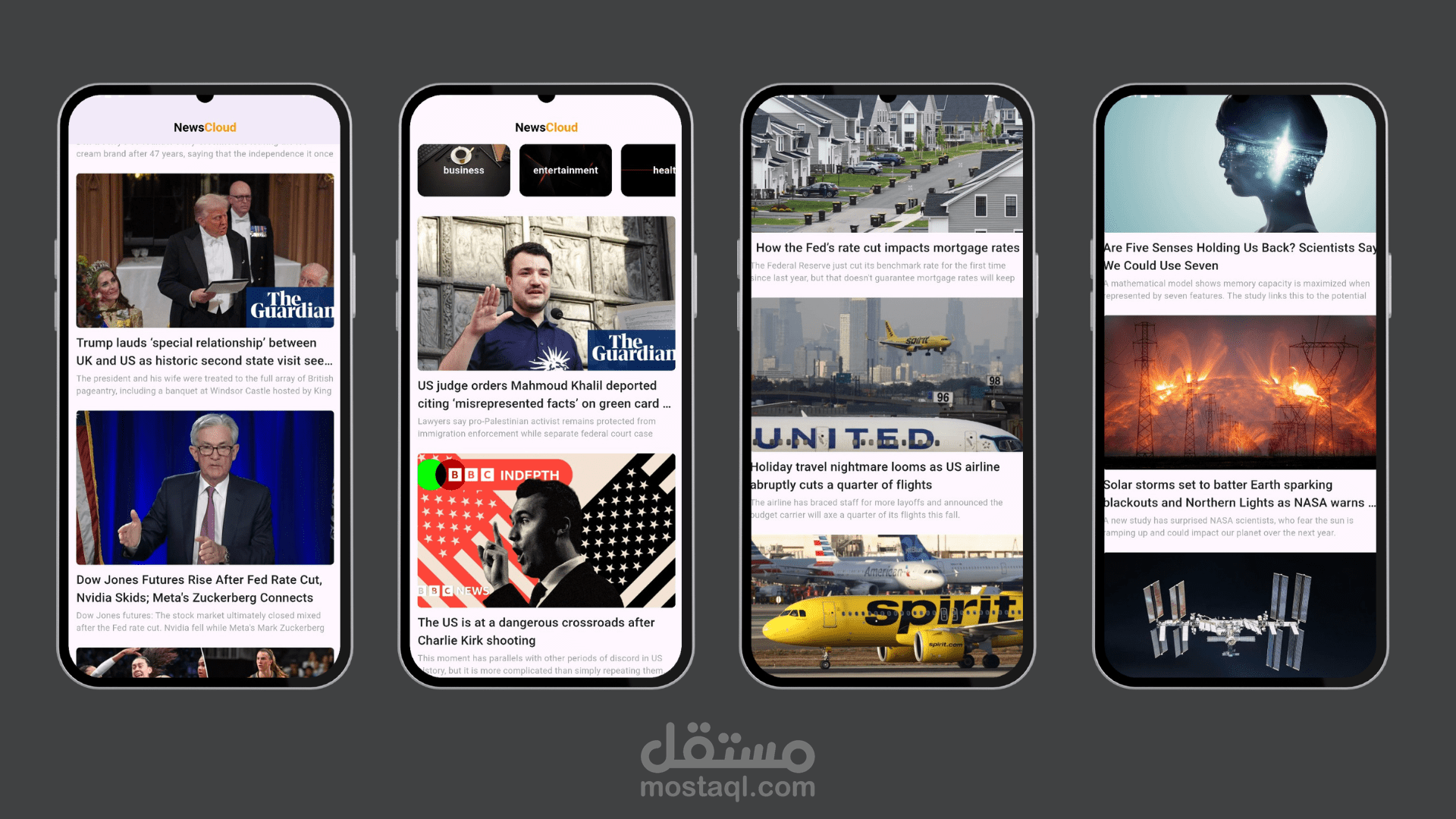 Dynamic News App | Flutter & RESTful API
