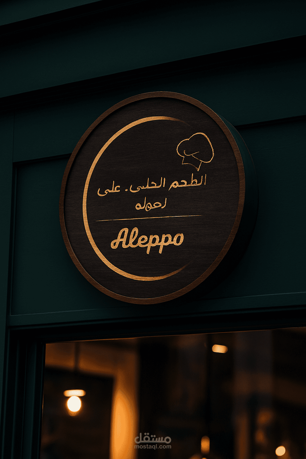 تصميم شعار خرافي لمطعم مأكولات الحلبيه