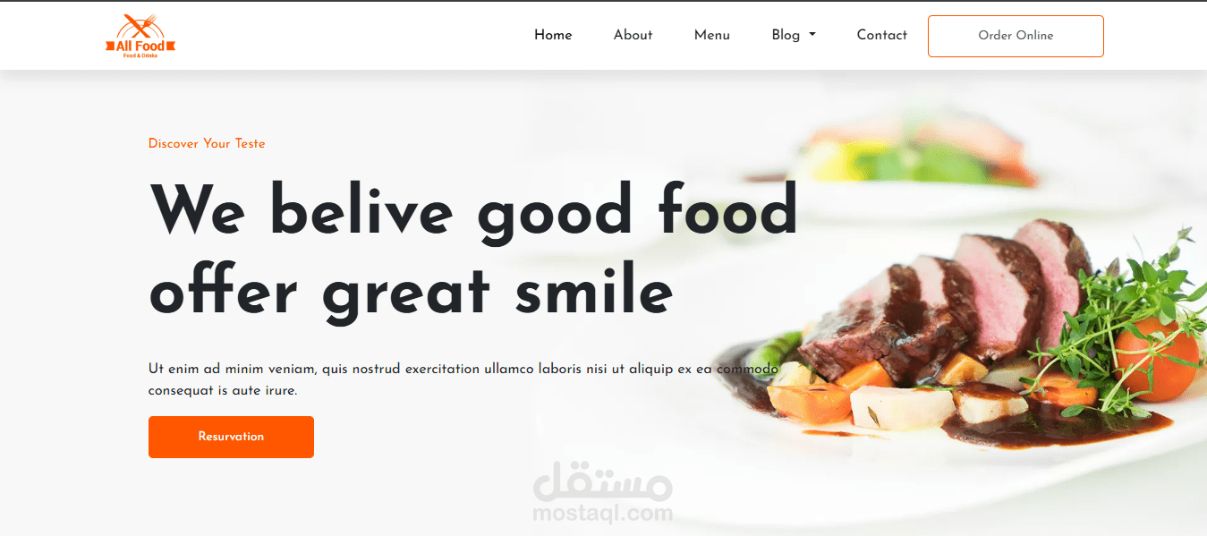 rebuild of colorlib allfood