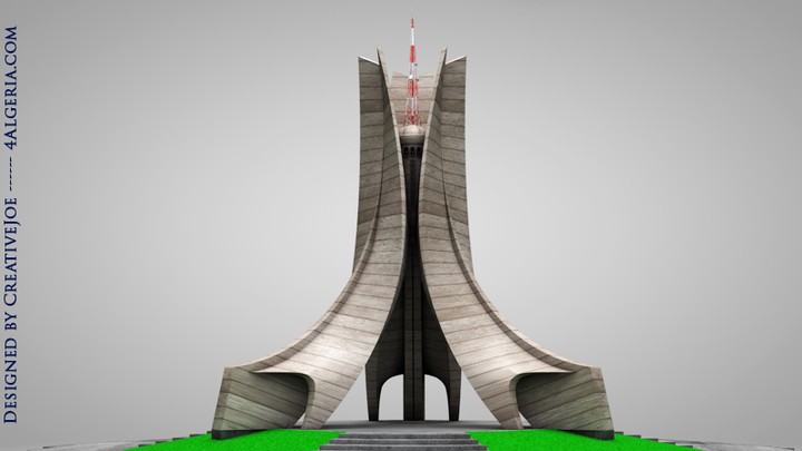 تصميم 3D لمقام الشهيد