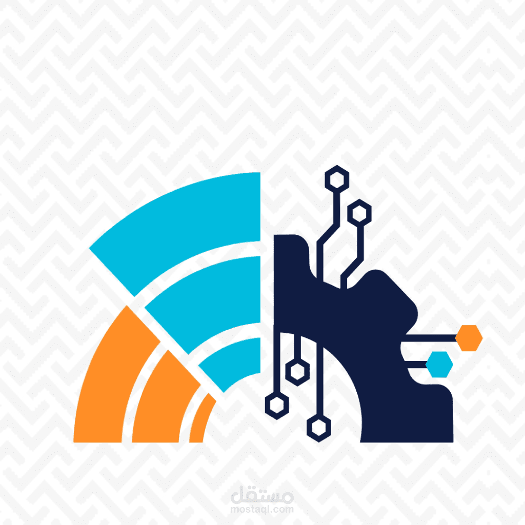تصميم شعار تقني احترافي