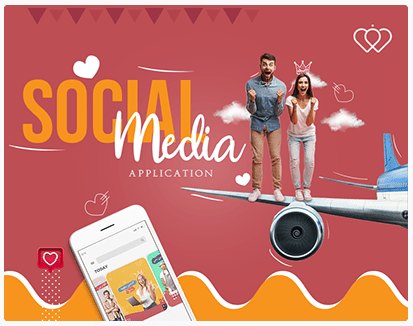 Social Media Designs vol.02 Farah Application