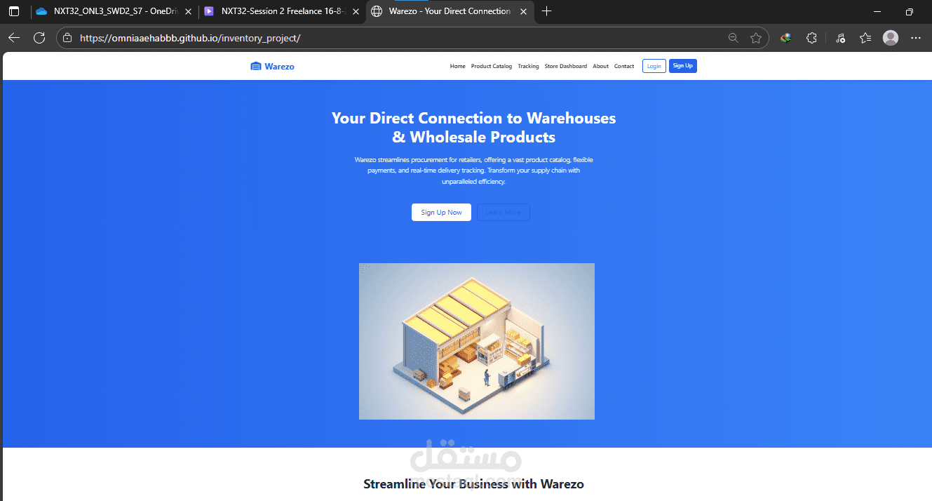 Inventory web application