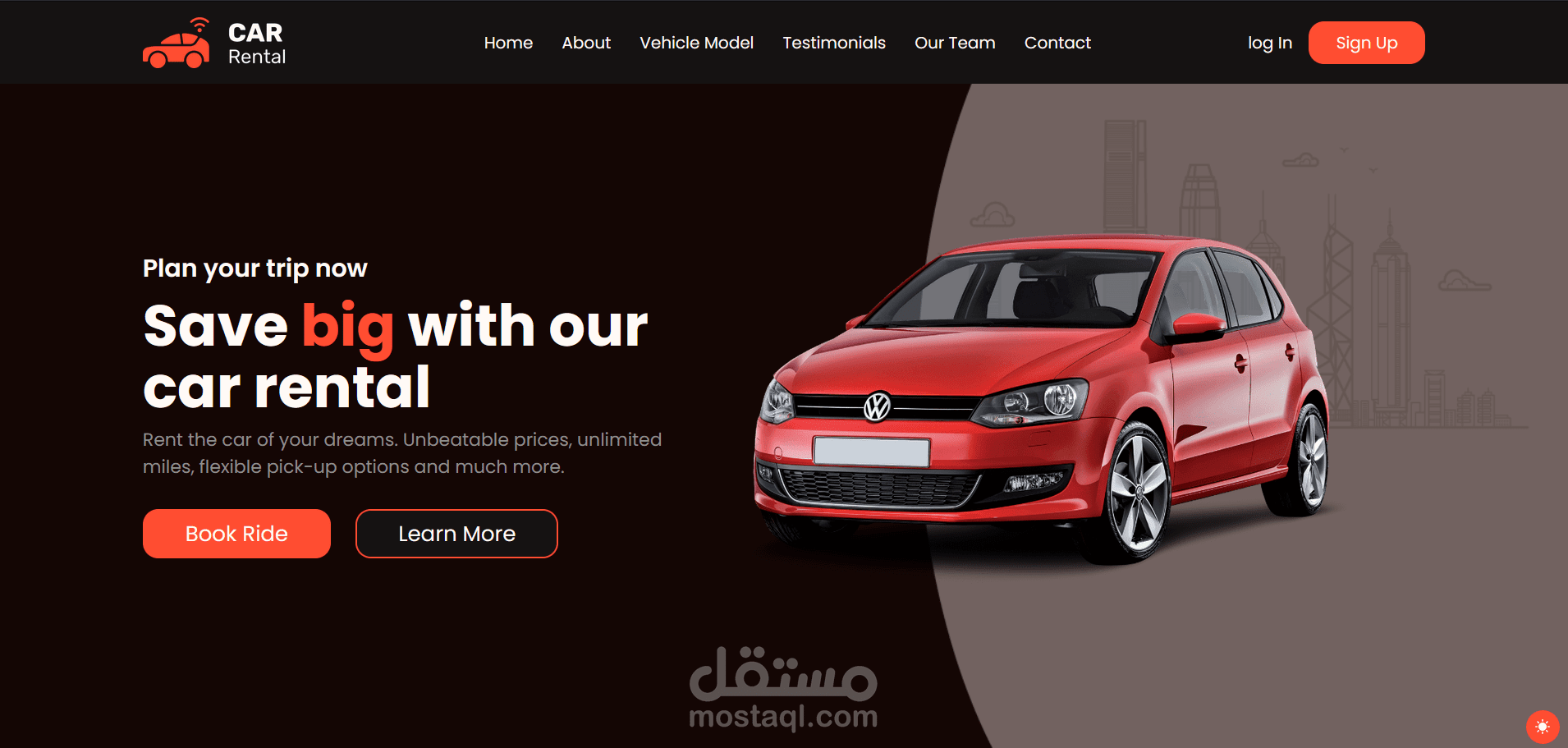 Car Rental Website