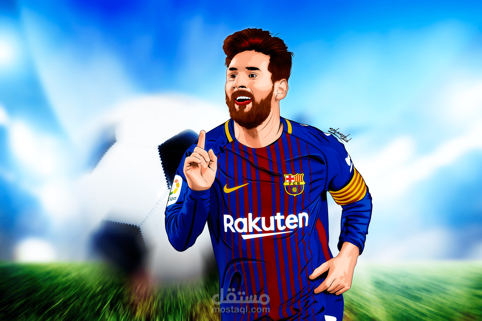 ميسى - فيكتور آرت MESSI - Vector Art