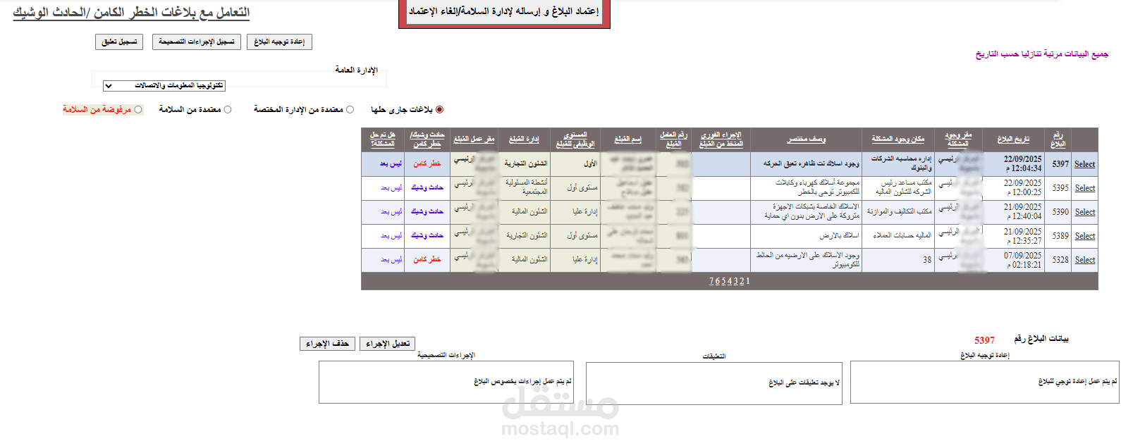 برنامج السلامة و الصحة المهنية
