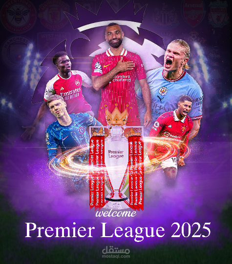 Sports Poster Design – Premier League 2025