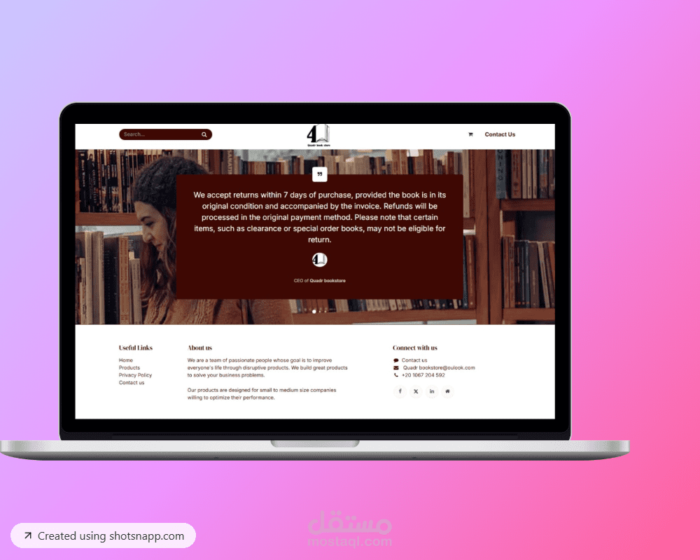 Quadr Book Store