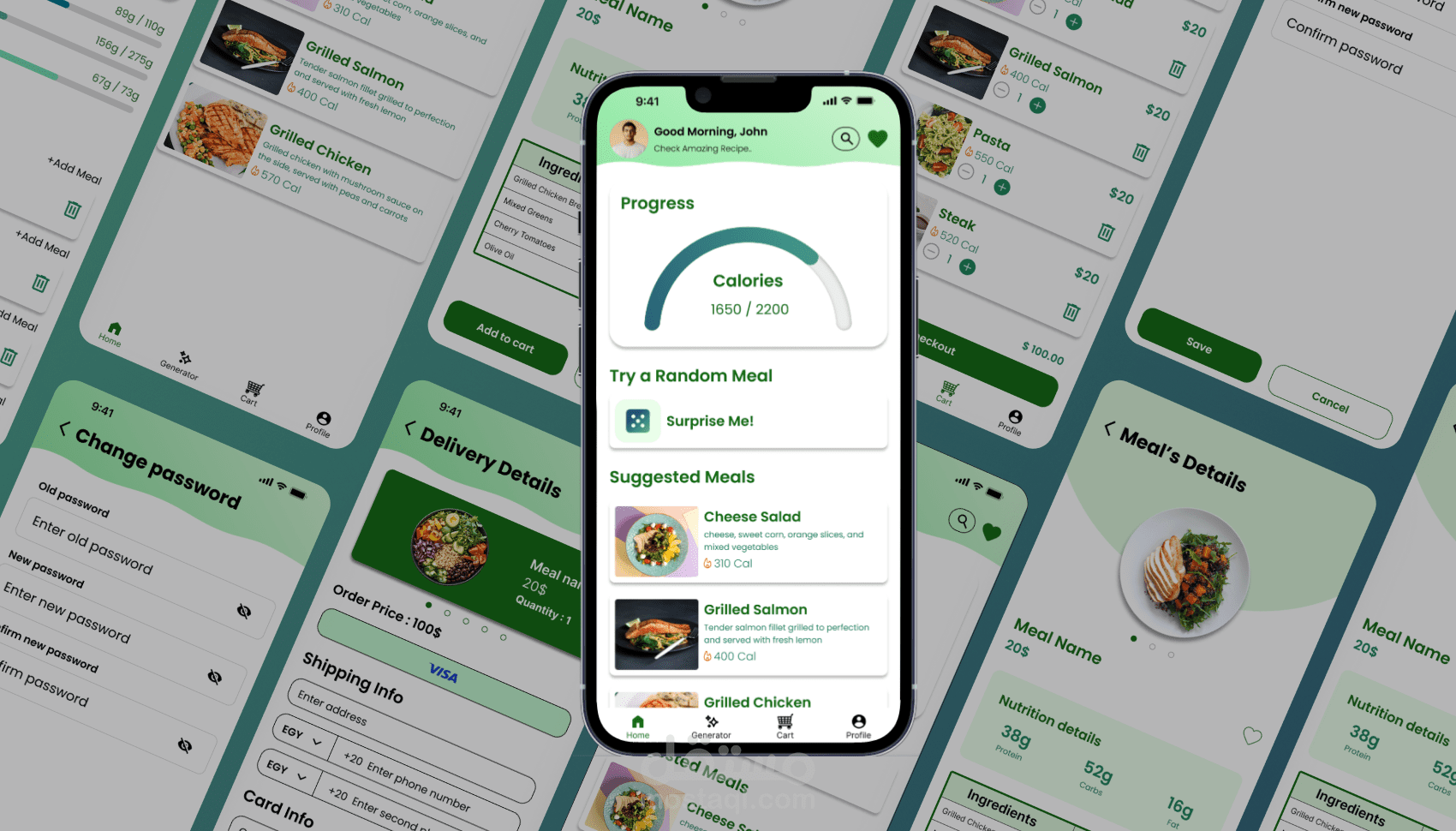 GoalPlate - تطبيق تخطيط وجبات