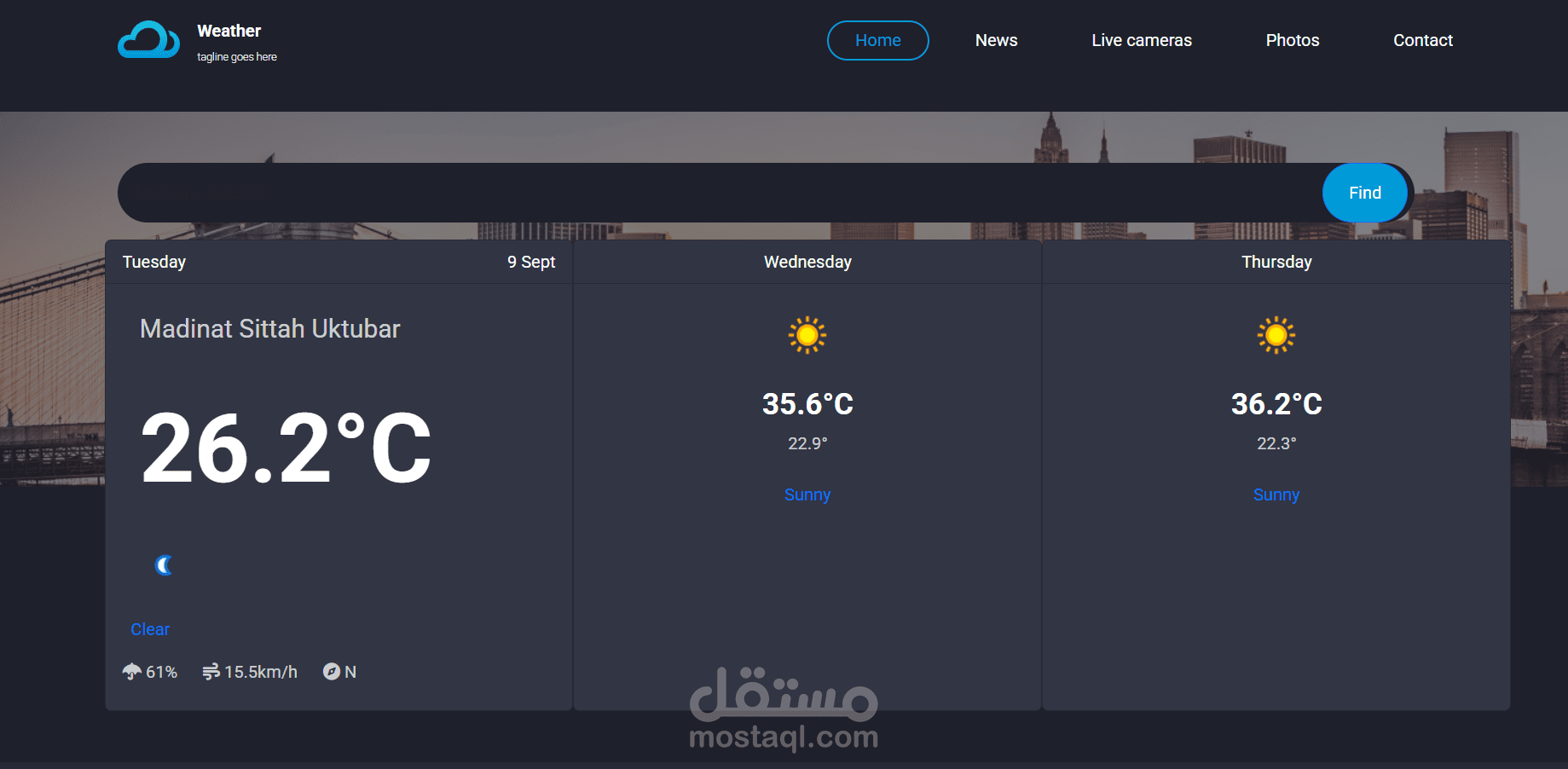 weather website