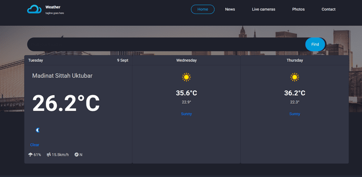weather website