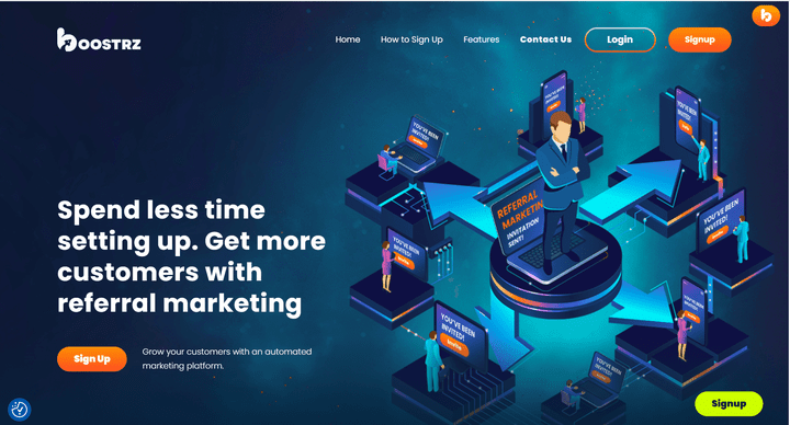 Boostrz | Trackable Referral Marketing Platform
