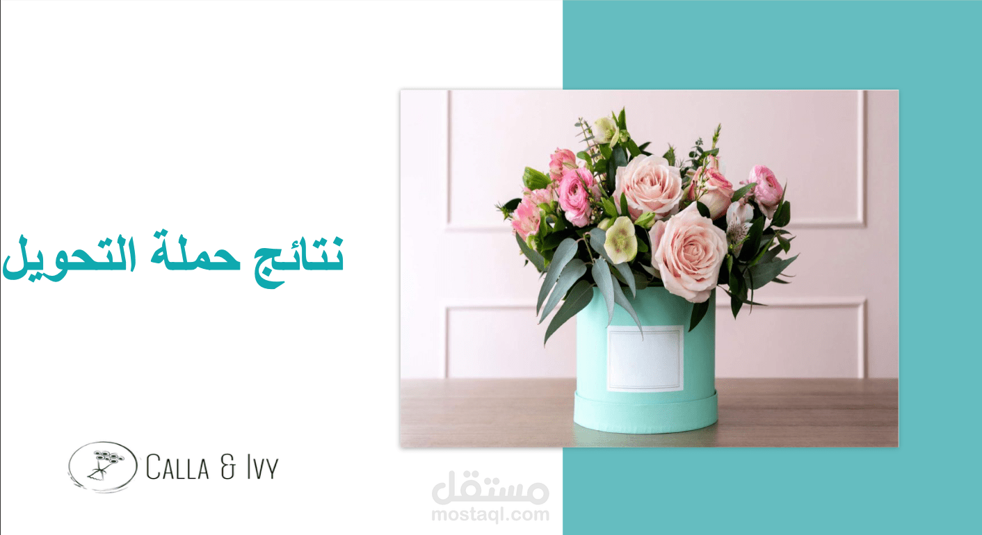 التسويق الرقمي لمتجر زهور
