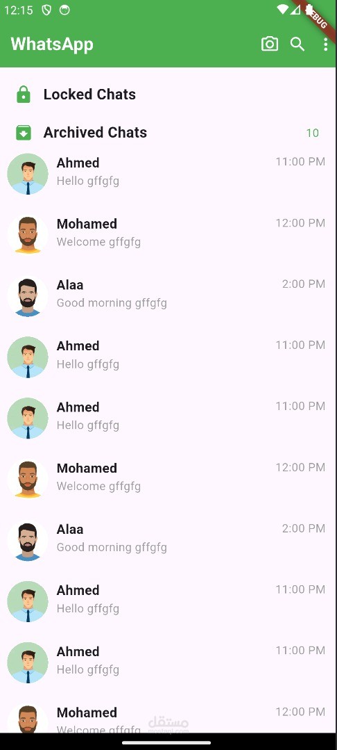 Whatsapp Page