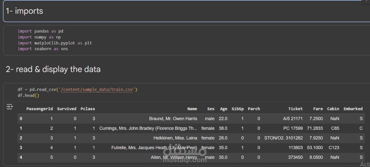 مشروع متكامل لتحليل وتنظيف البيانات واستكشافها (EDA) باستخدام Python