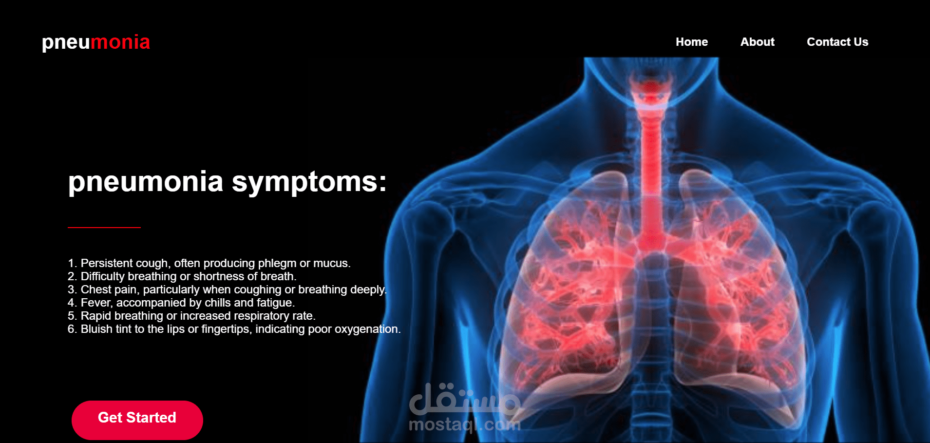 نموذج تنبؤي لمرض الالتهاب الرئوي (Pneumonia) باستخدام التعلم العميق / التعلم الآلي