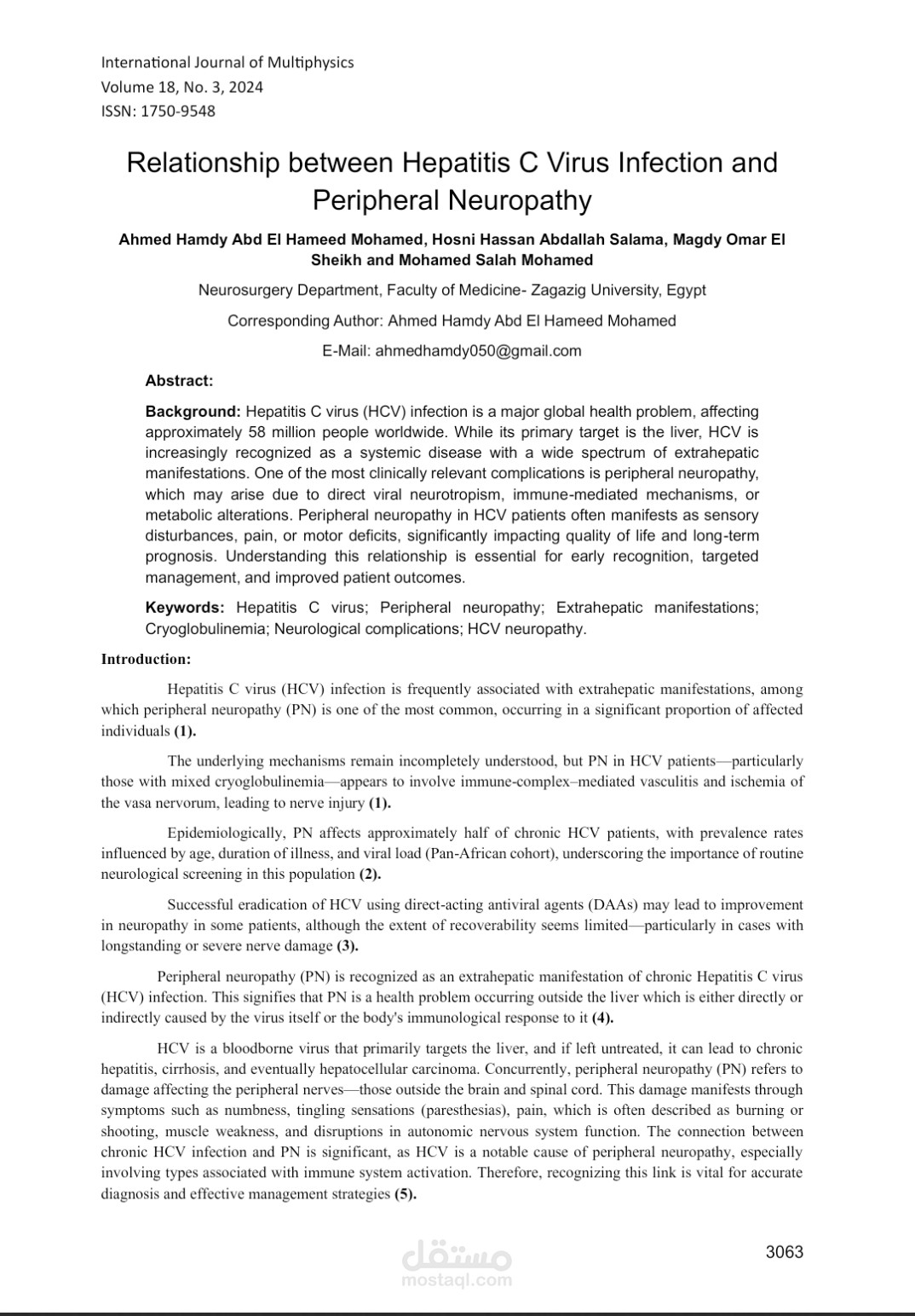 The Prognosis of Carpal Tunnel Syndrome Surgery in Patients with Hepatitis C Virus: A Prospective Comparative Study