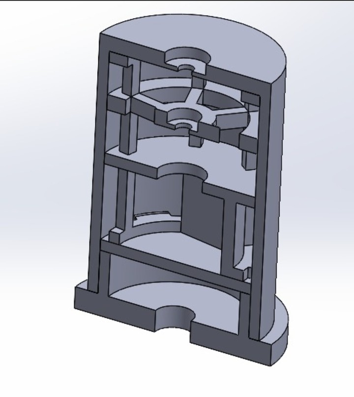 مجسم لعزل stepper motor