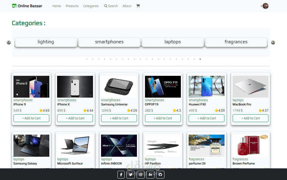 e-commerce project