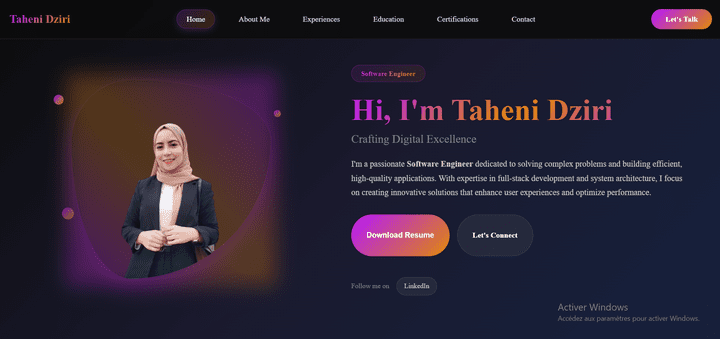 Personal Portfolio Website