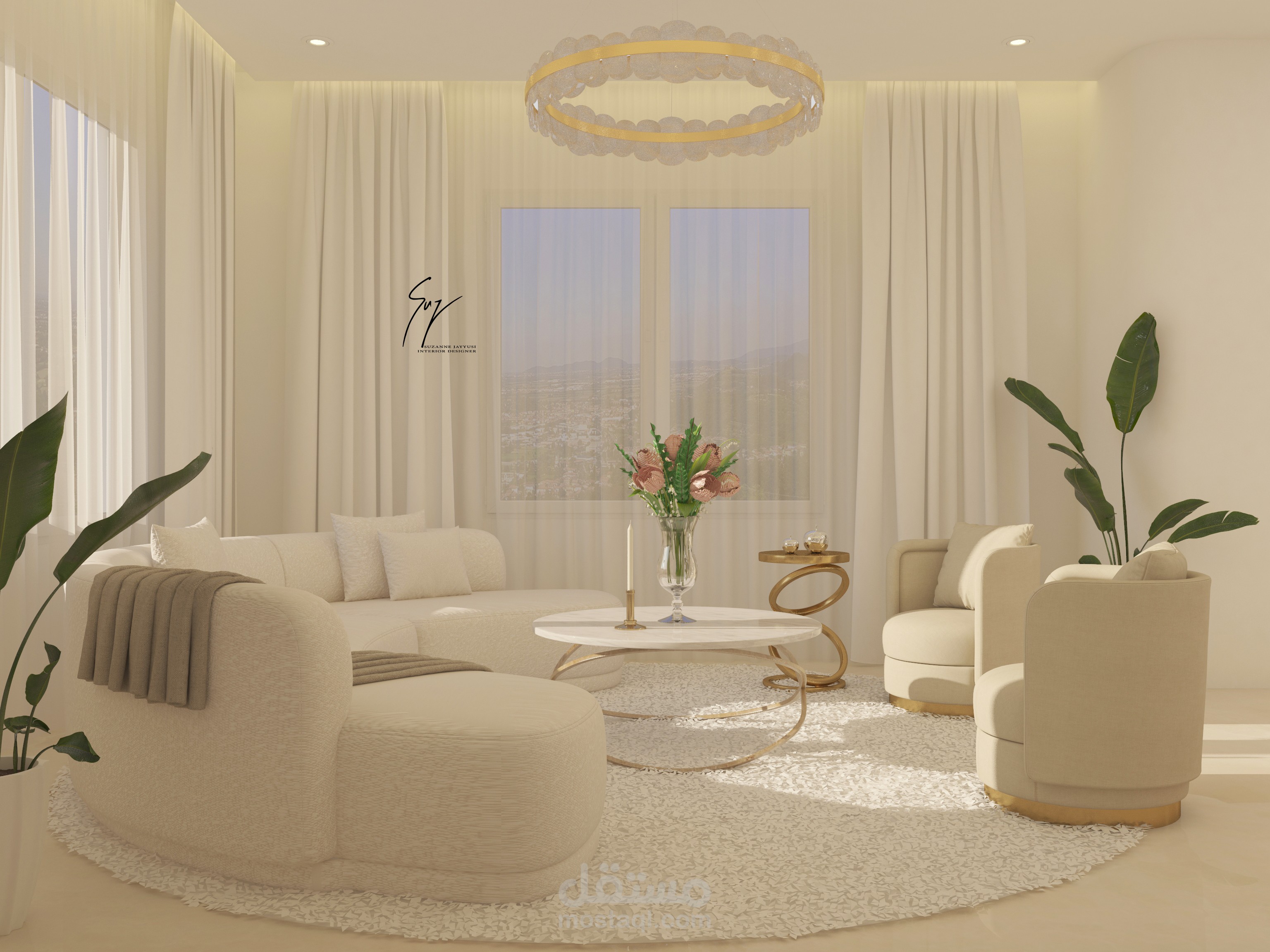 تصميم الطابق الاول لفيلا