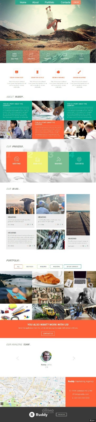 bootstrap project