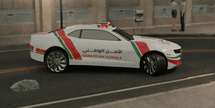 تصميم سيارة شرطة 3D للألعاب والأفلام VFX