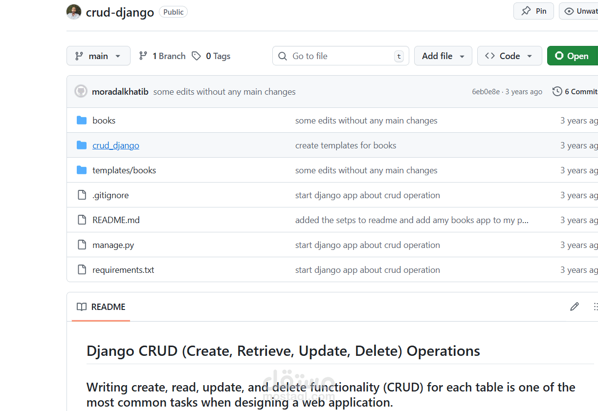 https://github.com/MoradAlkhatib/crud-django