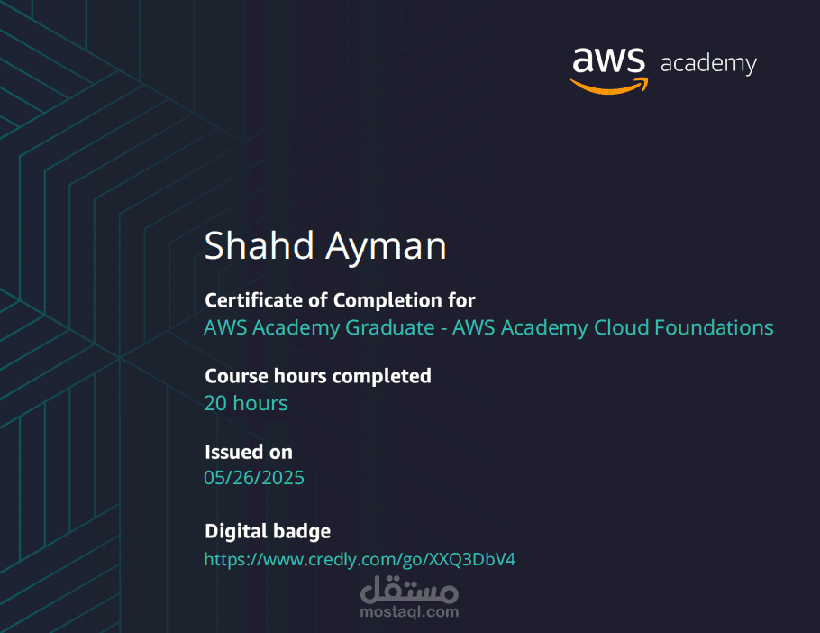AWS cloud computing certification