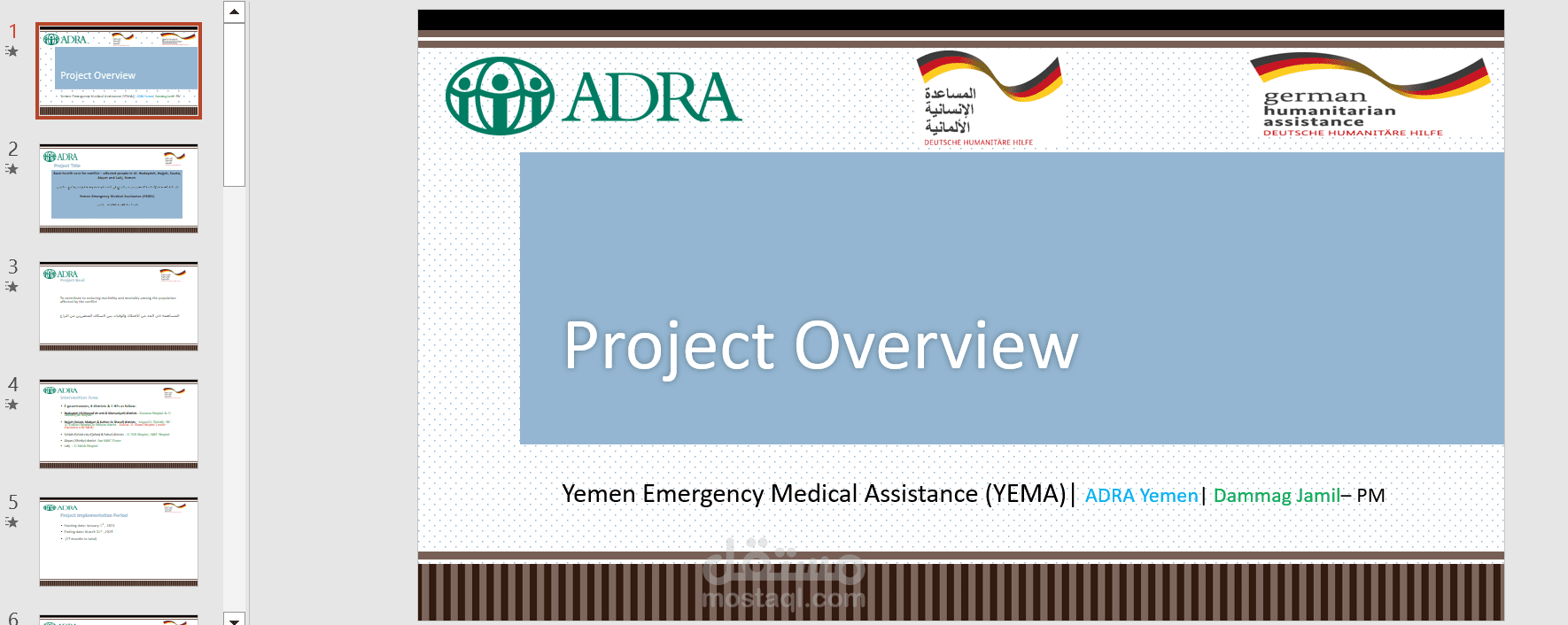 Yemen Emergency Medical Assistance (YEMA)