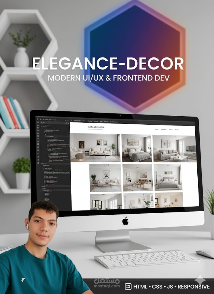 Responsive UI/UX Design for E-commerce Decor Website