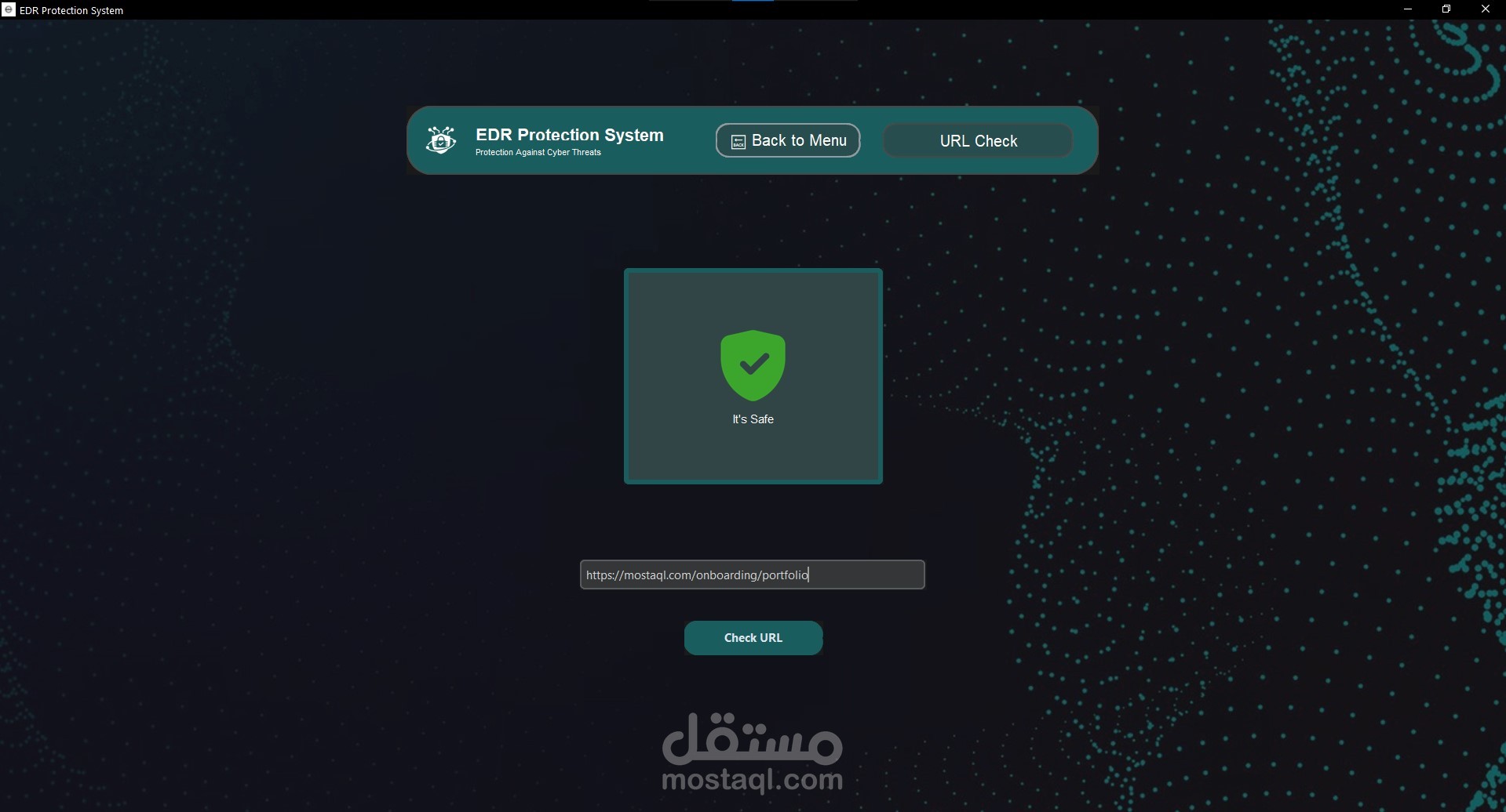 URL scanner for malicious URLs