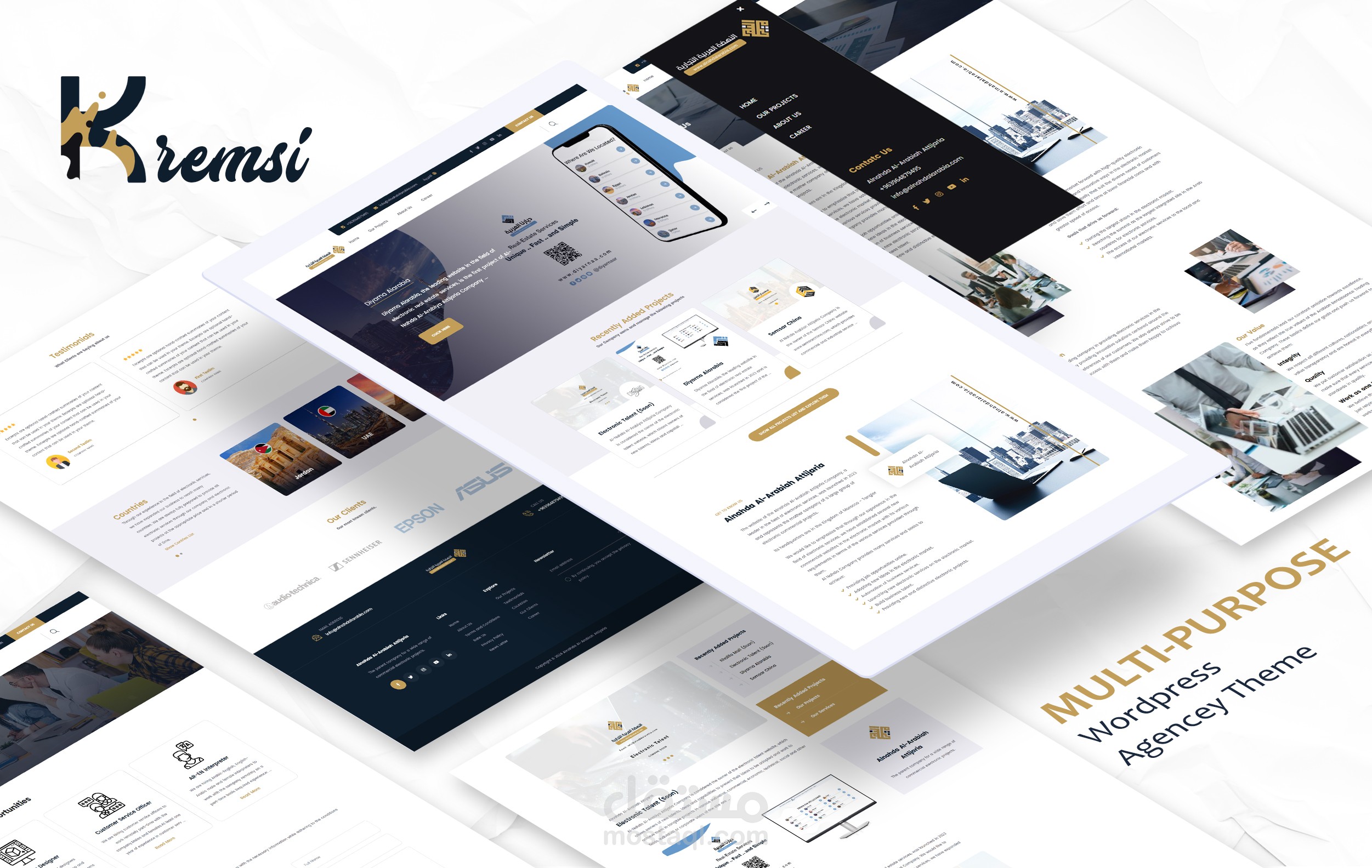 Kremsi - Responsive Multipurpose Wordpress Agency Theme