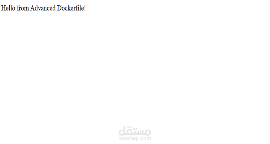 Dockerized Flask Web Application