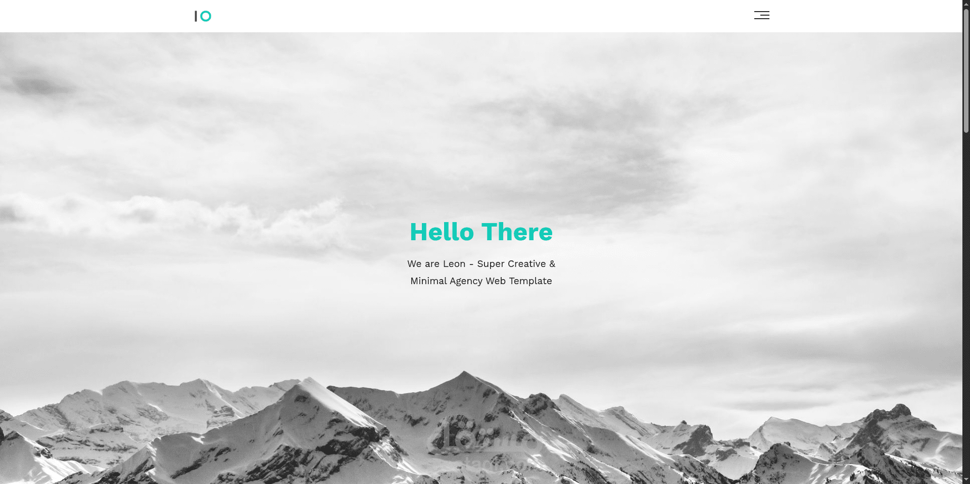 an front end template