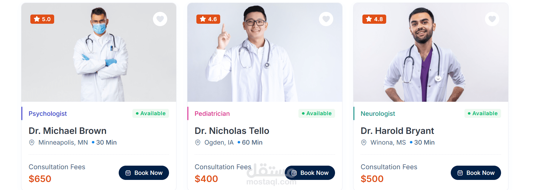 Online Doctor Appointment Booking Platform /