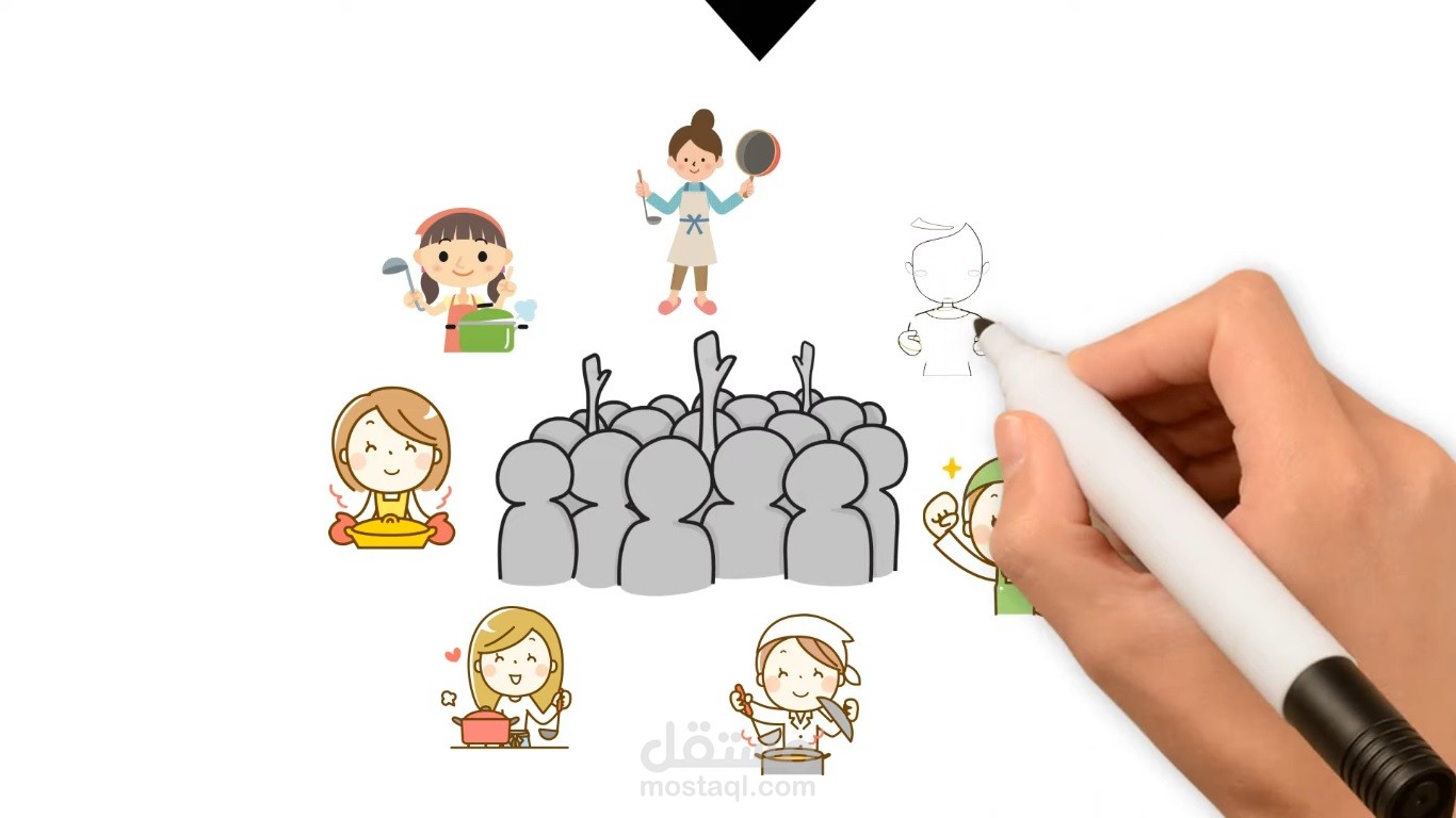 فيديو وايت بورد أنيميشن – تطبيق الأكل الصحي